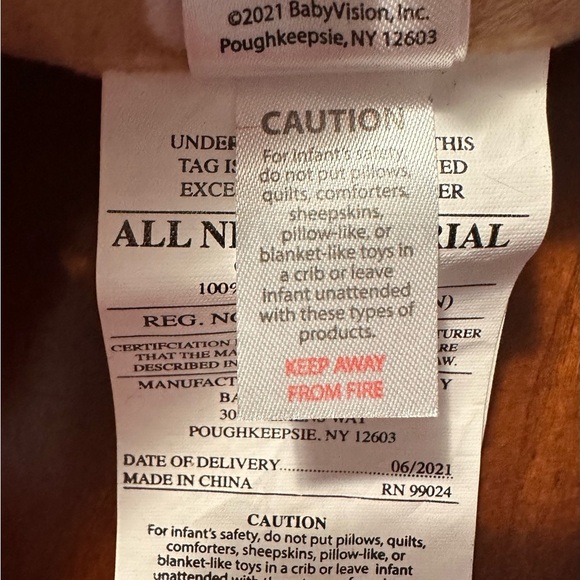 π¦Hudson Baby Travel Neck Support Pillow - Fawnπ¦π¦π¦ - Picture 8 of 9